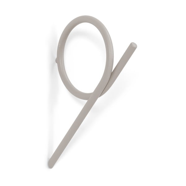 Sivorjav kovinski stenski obešalnik Tuba L – Spinder Design