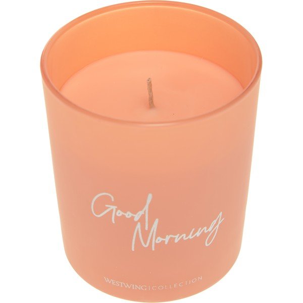 Oranžna dišeča sveča Westwing Collection Good Morning: Floral Amber, čas gorenja 30 h-image-2