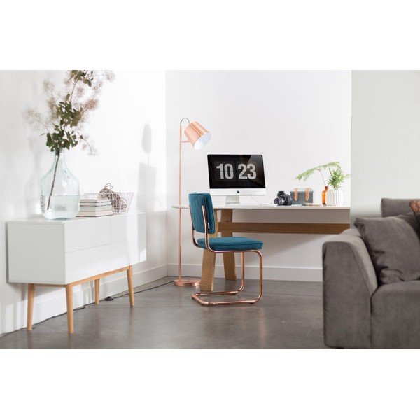 Bakrena stoječa svetilka Zuiver Buckle Head-image-1