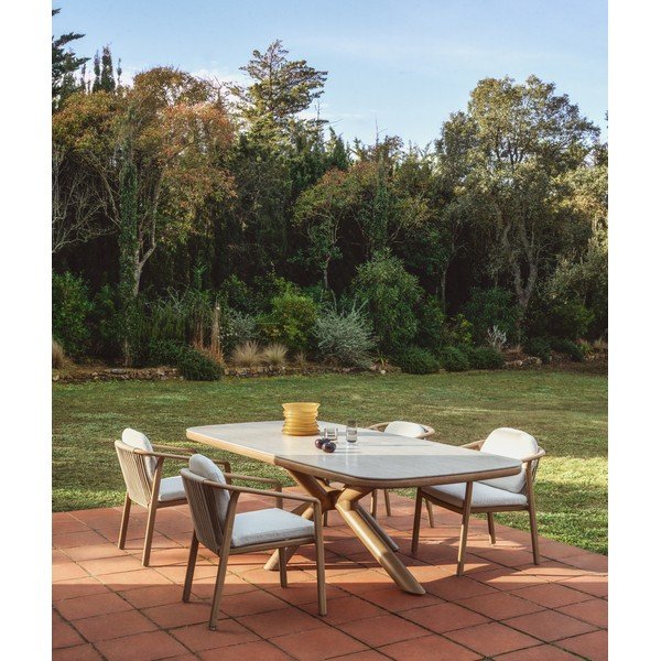 Vrtna miza s keramično ploščo 110x240 cm Mirtia – Kave Home-image-1