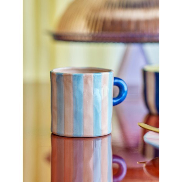 Modre/rožnate keramične skodelice v kompletu 2 ks 250 ml Phoenix – Bloomingville-image-2