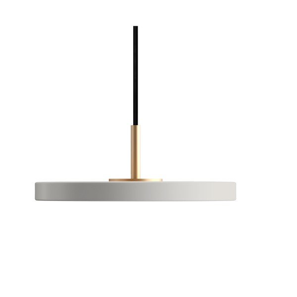 Svetlo siva LED viseča svetilka s kovinskim senčnikom ø 15 cm Asteria Micro – UMAGE-image-4