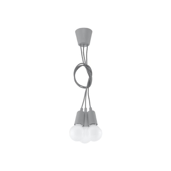 Siva viseča svetilka ø 15 cm Rene – Nice Lamps