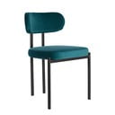 Modrozeleni žametni jedilni stoli v kompletu 2 ks Sonja – Light & Living