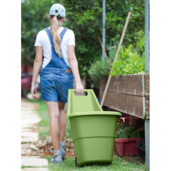 Zelen plastičen vrtni koš Easy go – Keter-image-1