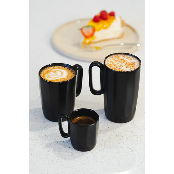 Črne lončene skodelice v kompletu 2 ks 250 ml Fuori – Vialli Design-image-4