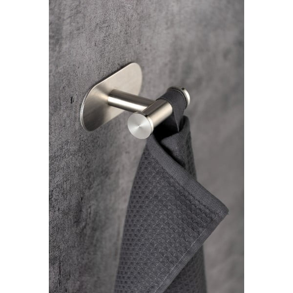 Wenko Turbo-Loc® Orea dvojni stenski kavelj iz mat nerjavečega jekla-image-3