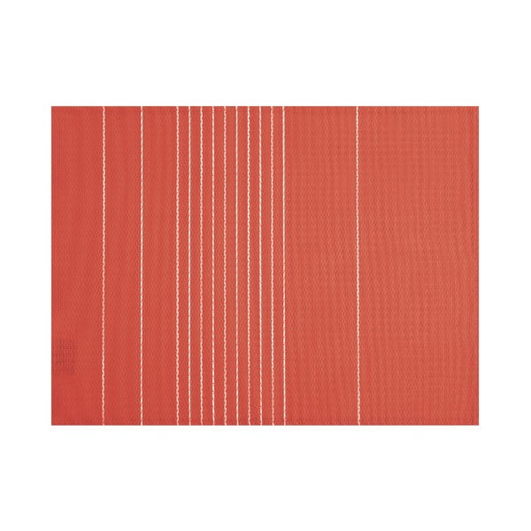 Opečnato rdeča preproga Tiseco Home Studio Stripe, 45 x 33 cm
