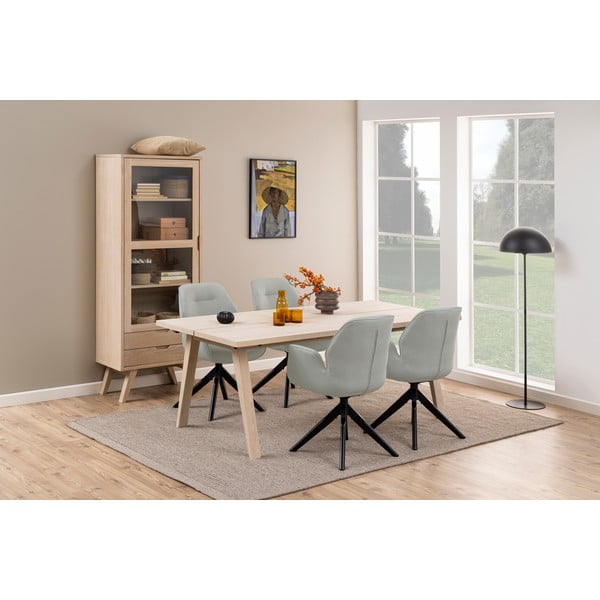 Vitrina v hrastovem dekorju 72x190 cm A-Line - Actona-image-1