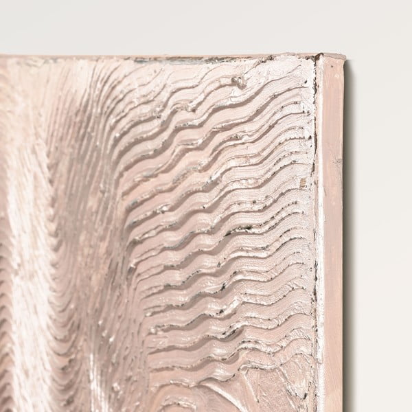 Ročno naslikana slika 88x118 cm Metallic Rose – Malerifabrikken-image-2