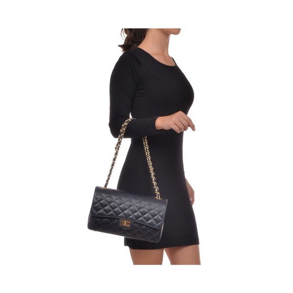 Temno modra usnjena torbica Isabella Rhea Swift Blu-image-4