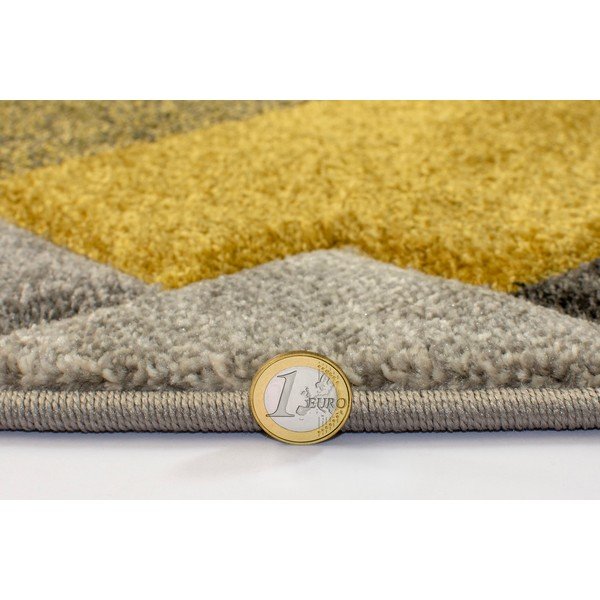 Siva in rumena preproga Flair Rugs Nimbus Ochre, 80 x 150 cm-image-2