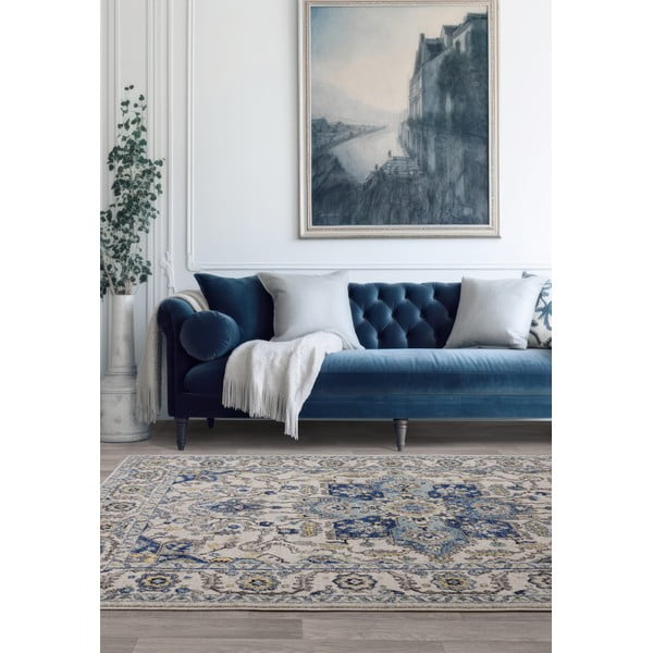 Modra preproga 120x170 cm Nova Persian Blue – Asiatic Carpets-image-1