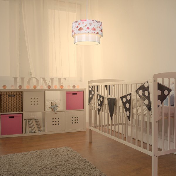 Bela otroška svetilka ø 30 cm Kinder – Squid Lighting-image-1