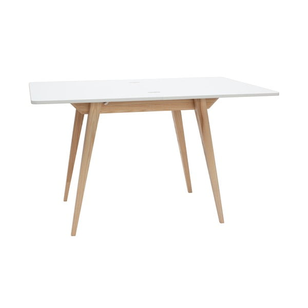 Zložljiva jedilna miza z belo ploščo 65x90 cm Envelope - Ragaba-image-3