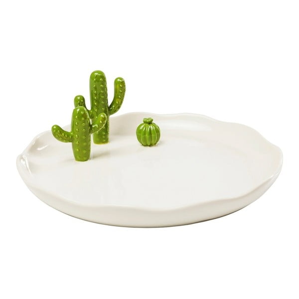 Okrasni krožnik Kare Design Cactus, ⌀ 23,2 cm