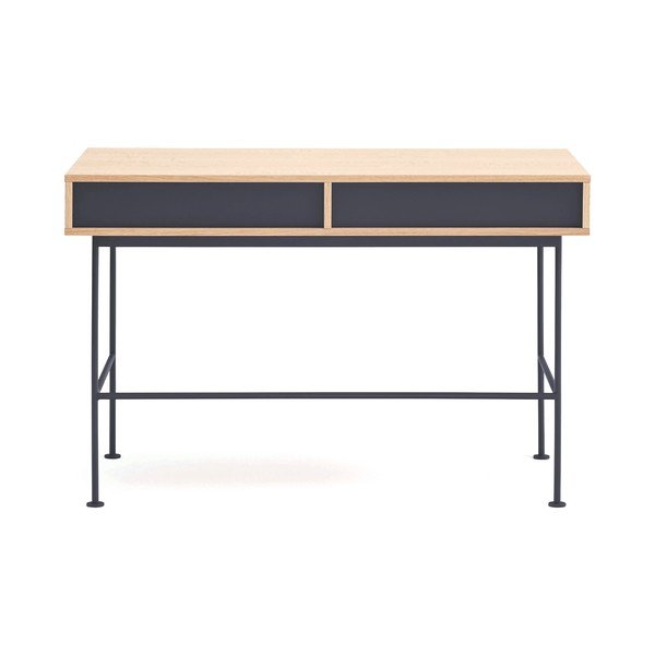 Pisalna miza z mizno ploščo v hrastovem dekorju 60x120 cm Yoko – Teulat-image-4