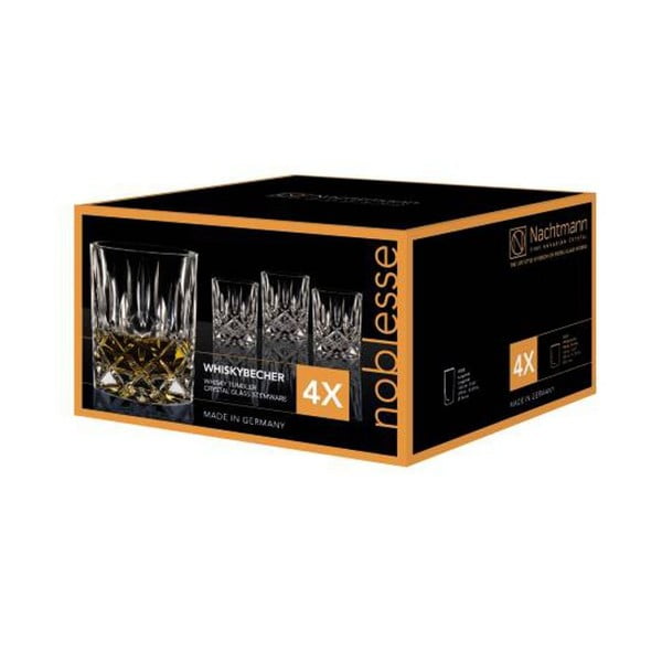 Komplet 4 kristalnih kozarcev za viski  Nachtmann Noblesse, 295 ml-image-4