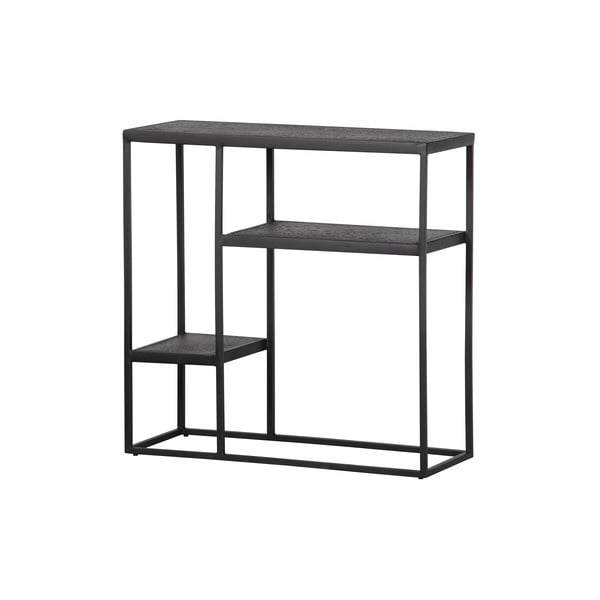 Črn kovinski regal WOOOD Febe-image-3