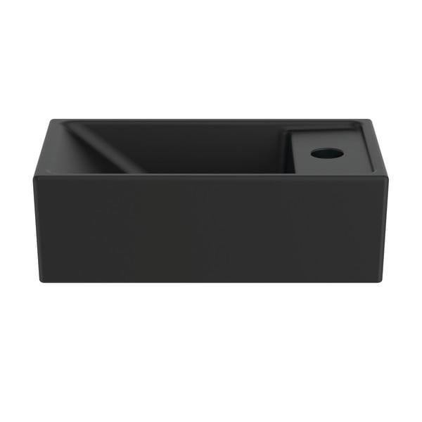 Mat črn keramičen umivalnik za WC 37x21 cm i.Life S – Ideal Standard