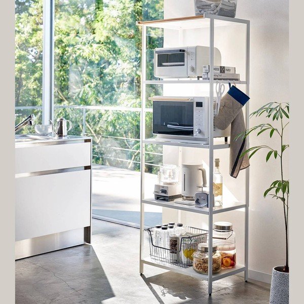 Mat bel jeklen regal 60x170x46,5 cm Tower – YAMAZAKI-image-1