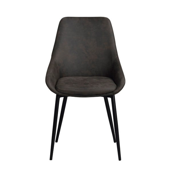 Temno sivi jedilni stoli v kompletu 2 ks Sierra – Rowico-image-2