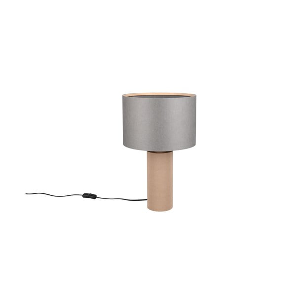 Sivo-bež namizna svetilka (višina 48 cm) Canio – Trio-image-4