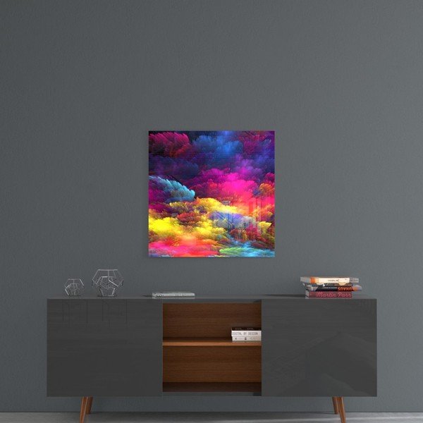 Steklena slika Insigne Color Burst, 40 x 40 cm-image-1