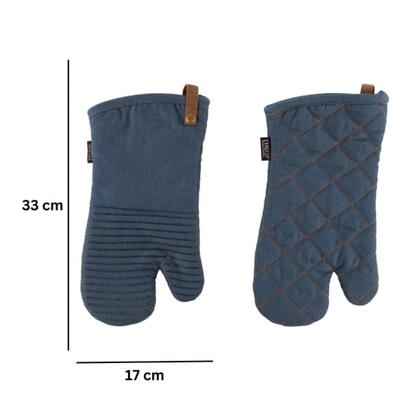 Kuhinjske rokavice v kompletu 2 ks Indigo – Tiseco Home Studio-image-4
