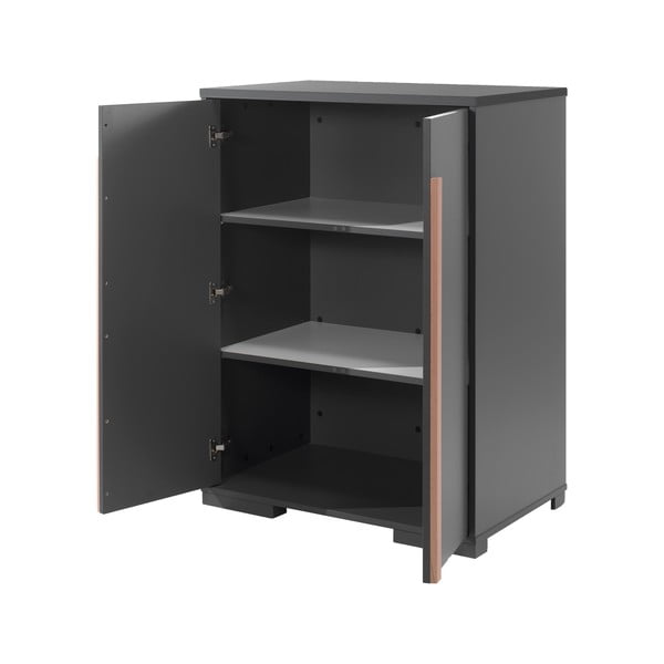 Temno siva otroška omarica za pod dvignjeno posteljo Vipack London-image-2