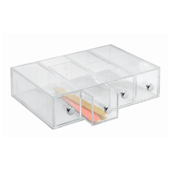 Prozoren organizator s 4 predali iDesign Tower-image-3