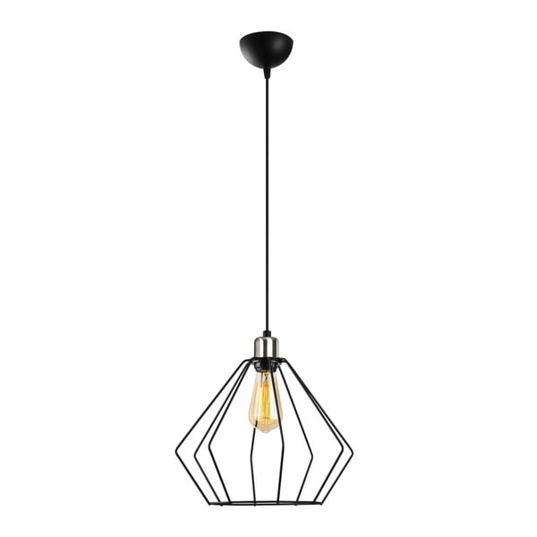 Črna kovinska viseča svetilka Opviq lights Aristea-image-2