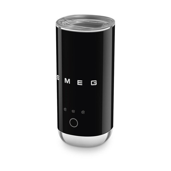 Črn plastičen električni penilec za mleko 120 ml – SMEG