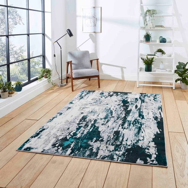 Sivo-zelena preproga Think Rugs Apollo, 120 x 170 cm-image-1