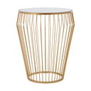 Okrogla stranska mizica s stekleno mizno ploščo ø 45 cm Avantis – Premier Housewares