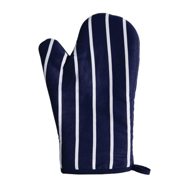 Modro-bela kuhinjska rokavica Premier Housewares Butcher Stripe Oven Glove