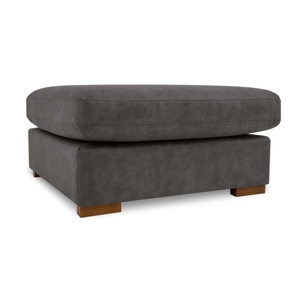 Antracitno siv tabure iz umetnega usnja Hamburg – Scandic-image-4