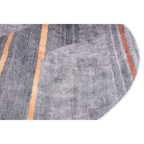 Siva pralna preproga 120x180 cm Oval – Vitaus-image-2