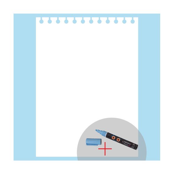 Nalepka za pisanje Fanastick Notepaper-image-1