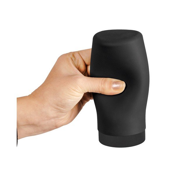 Črni silikonski dozirnik za milo Wenko Easy Squeez-e-image-2