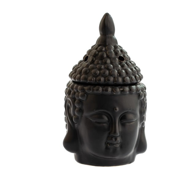Črna keramična aromaterapevtska svetilka Dakls Buddha