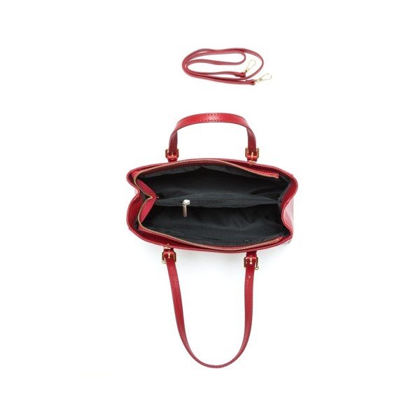 Rdeča usnjena torbica Isabella Rhea Murello Rosso-image-2