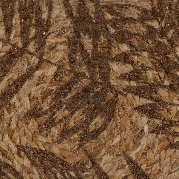 Pogrinjek iz jute ø 38 cm Leafy – Ixia-image-1