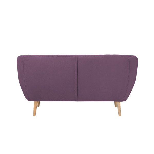 Vijolični žametni kavč Mazzini Sofas Sardaigne, 158 cm-image-3