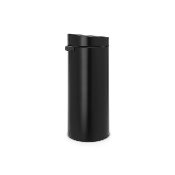 Mat črn jeklen koš za smeti na dotik 30 l Touch Bin – Brabantia-image-3