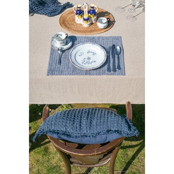 Rožnat bombažen okrasni vzglavnik Tiseco Home Studio Waffle, 45 x 45 cm-image-3