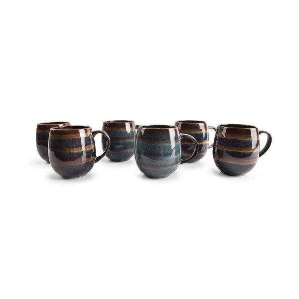Modra skodelica iz kamenine 430 ml Muggies – Salt&Pepper-image-3
