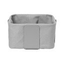 Svetlo siva tekstilna košara za kruh Blomus Bread, 20 x 20 cm