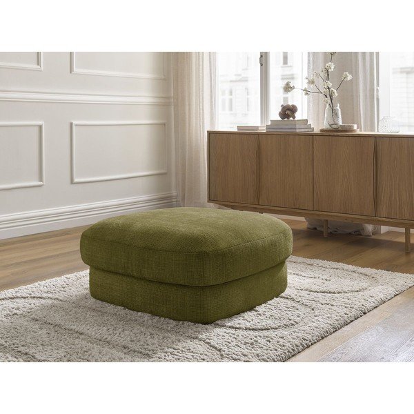 Kaki zelen tabure iz šenilje Leonore – Bobochic Paris-image-1