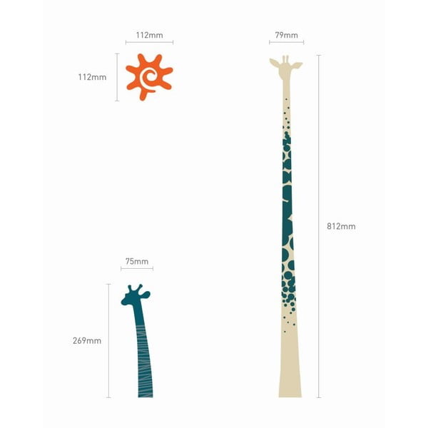 Stenska nalepka Giraffe Queen of the Savane-image-2